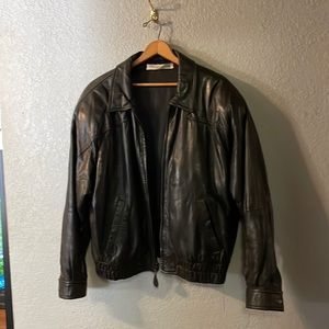 Mens Andrew Mark leather jacket